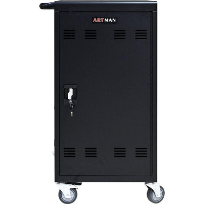 Mobile Charging Cart and Cabinet for Tablets Laptops 45-Device