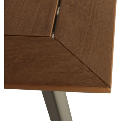 LEEDS DINING TABLE WITH FAUX WOOD TOP