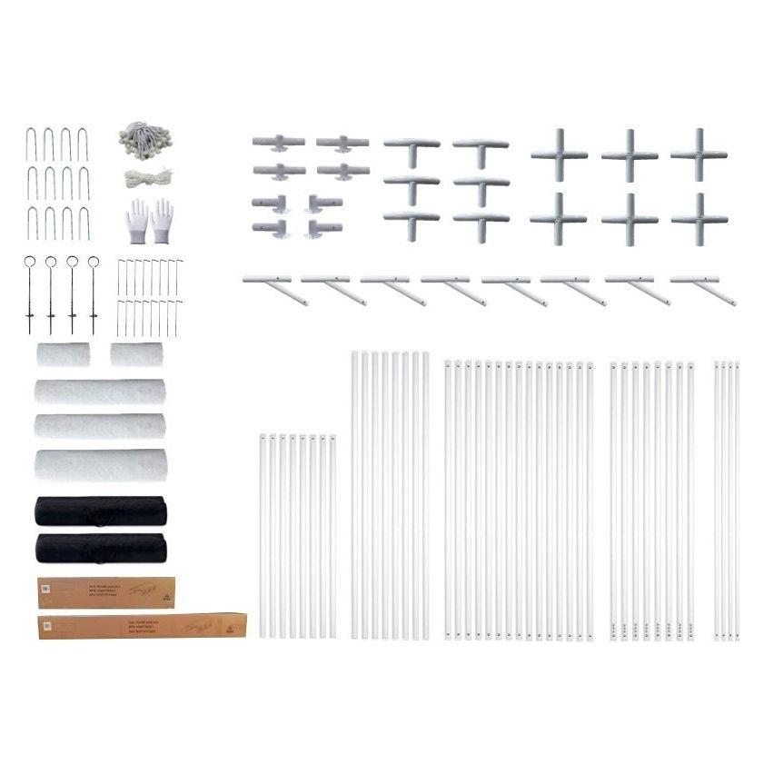 20x20 Feet Party Tent Heavy Duty Marquee Canopy Outdoor Wedding tent Carport Events Shelter Tent for Parties BBQ with Storgae Carry Bags