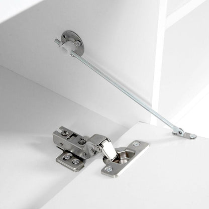 Modern APP Controlled LED TV Stand for TVs Up to 105", Faux Marble Tabletop Media Console with Tempered Glass Doors, Entertainment Center with 2 Drawers & Cabinets for Living Room, White