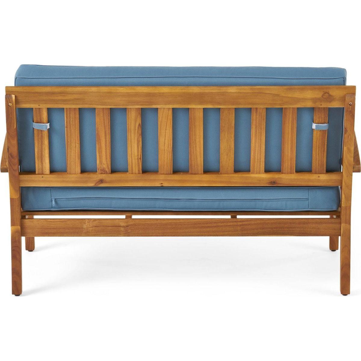 LOVE SEAT + COFFEE TABLE