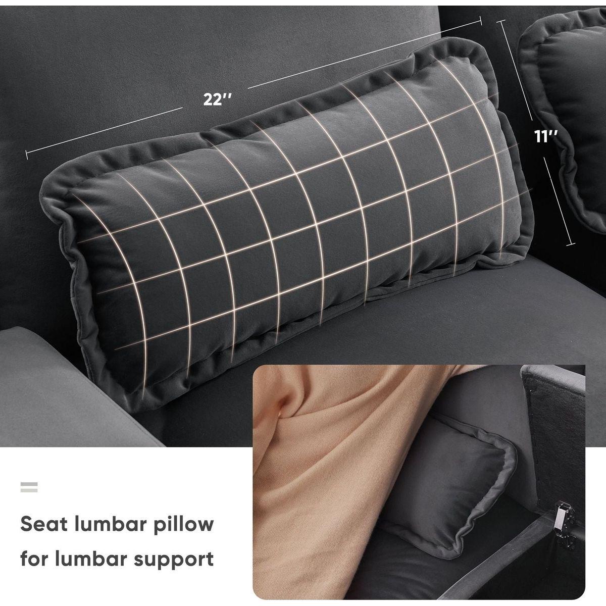 123x55" Modern U-shaped Sofa with Console,Cupholders and USB Ports,6-seat Upholstered Symmetrical Indoor Furniture,Sleeper Couch Set with Chaise for Living Room,Apartment,2 Colors