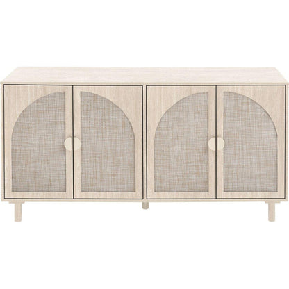 4 Door Cabinet, Suitable for Bedroom, Living Room, Study