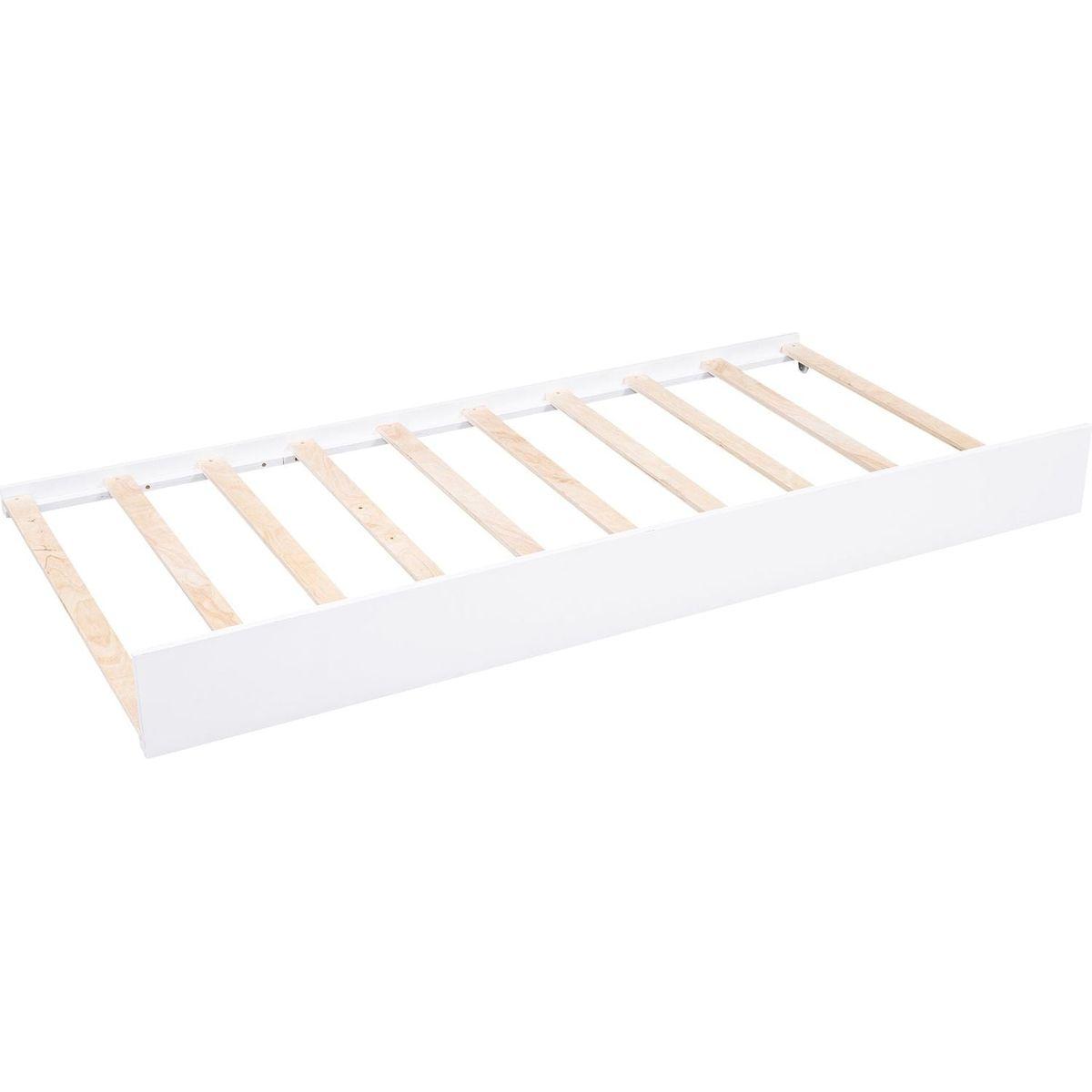 Twin XL Wood Daybed with 2 Trundles, 3 Storage Cubbies, 1 Light for Free and USB Charging Design, White