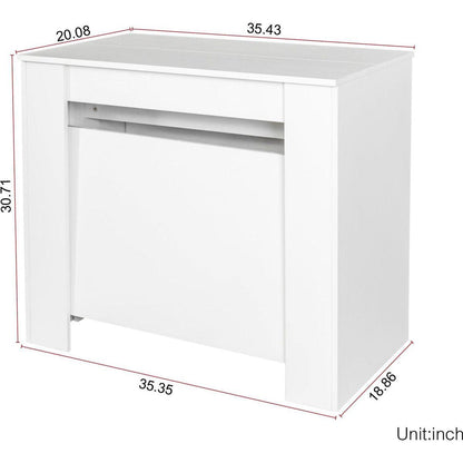 Multifunctional extendable console table