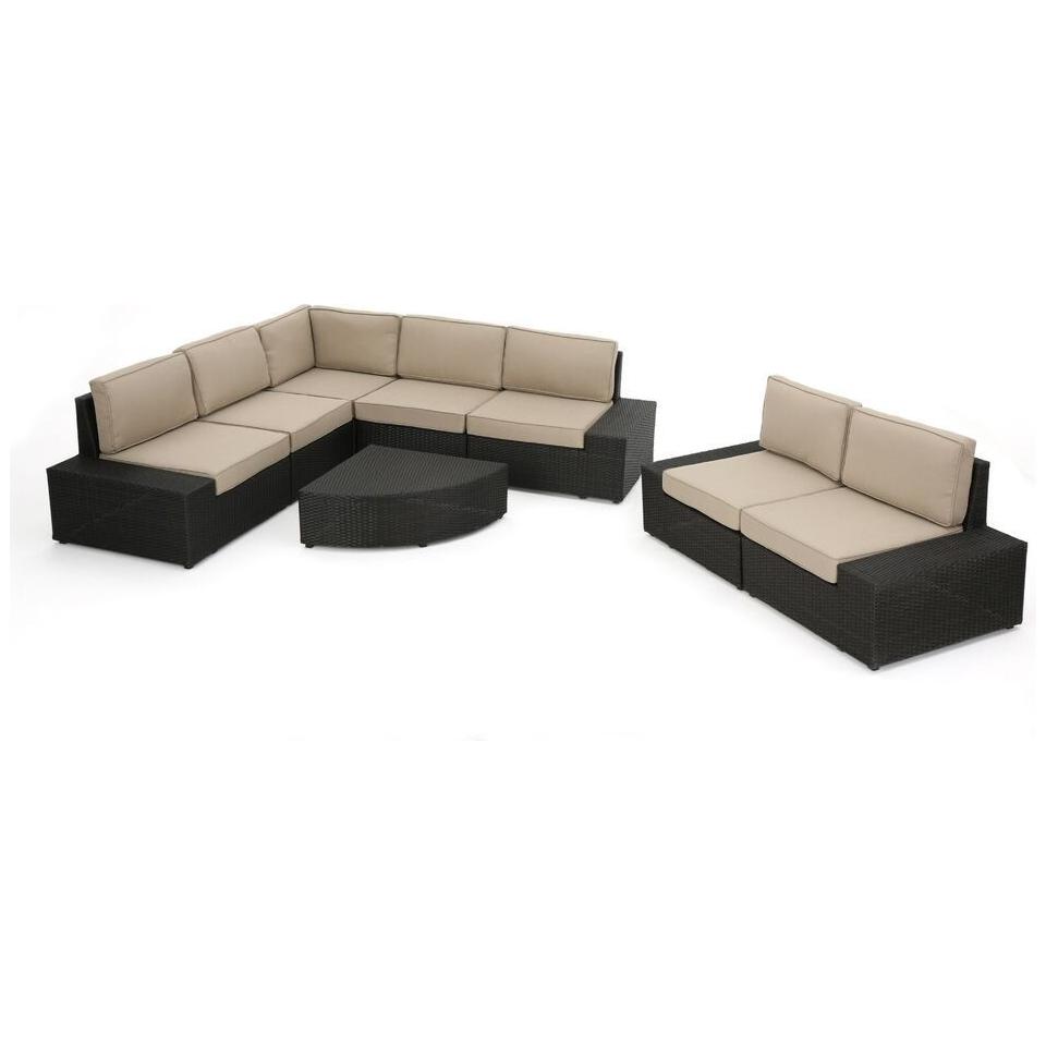 Santa Cruz Outdoor 8-piece Sectional Set