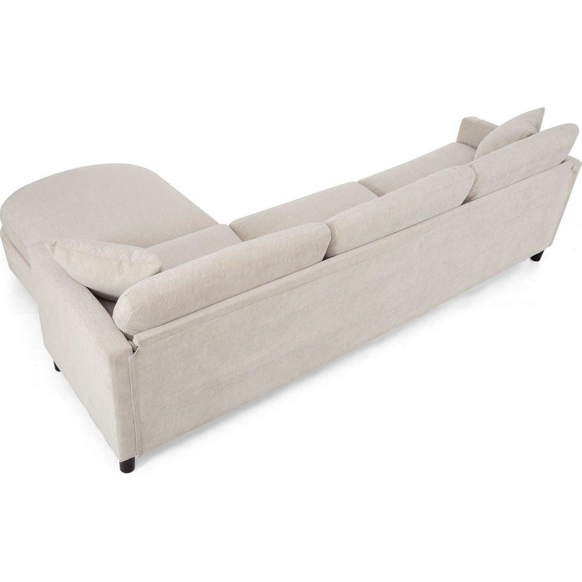 107.87'Sectional Sofa Couch With 1 Ottoman,Seat Cushion and Back Cushion Removable