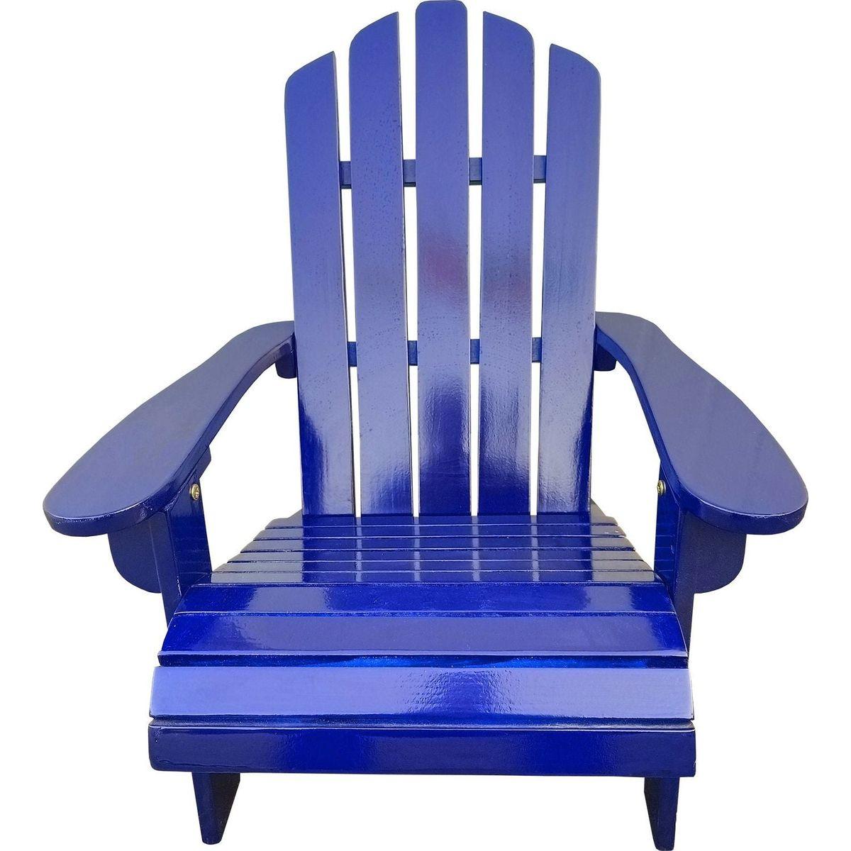 Outdoor or indoor Wood children Adirondack chair,blue