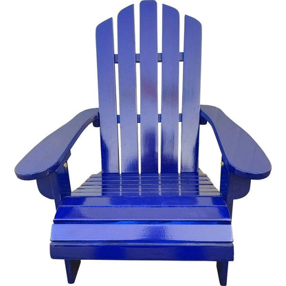 Outdoor or indoor Wood children Adirondack chair,blue