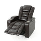 33" Wide Power Standard Recliner Chair with Arm Storage with USB