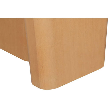 Tapered Tabletop Side Table(NATURAL WOOD)