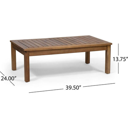 LAUREL Outdoor 4 Seater Chat Set_LOVESEAT & COFFEE TABLE & CLUB CHAIR