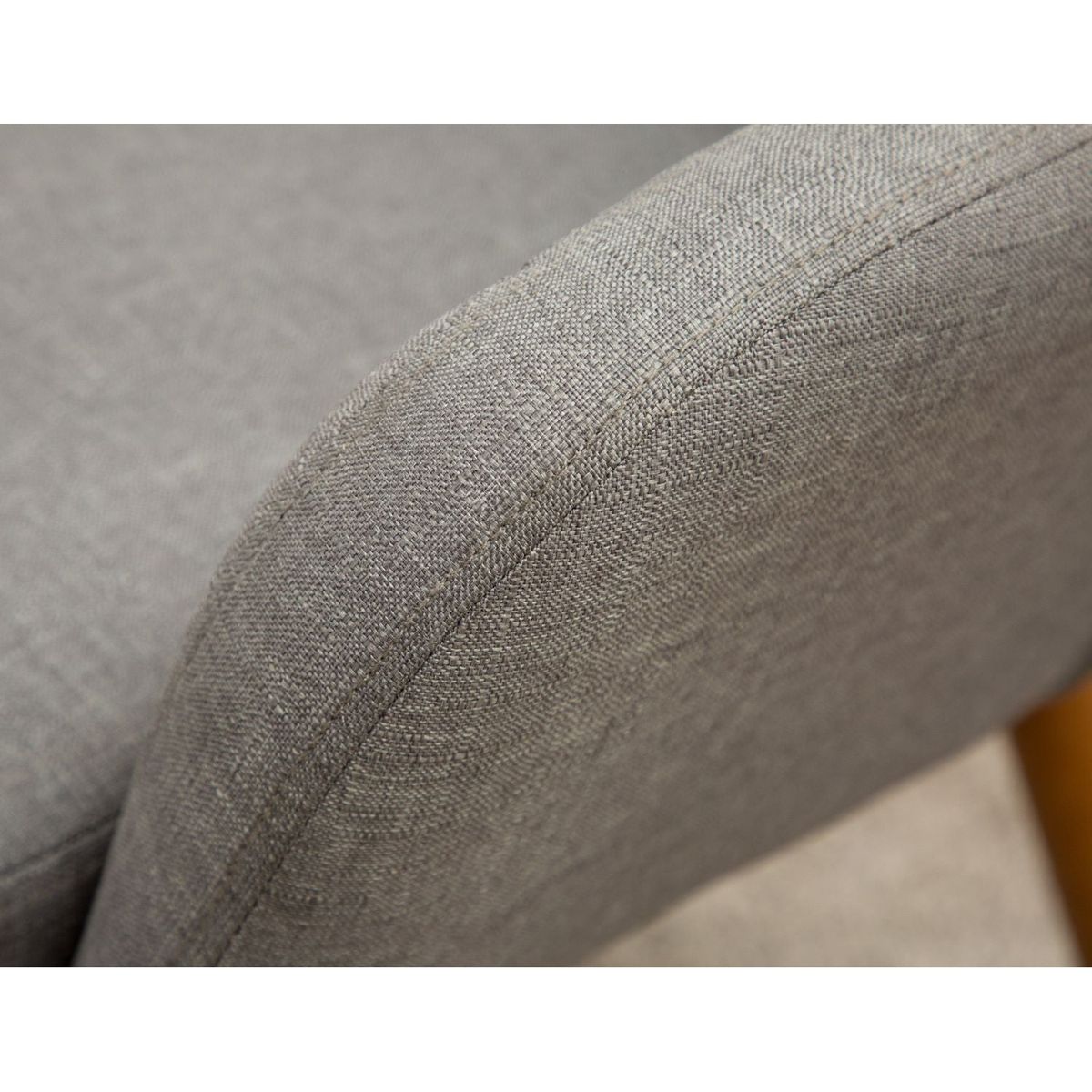 Tuchico Contemporary Fabric Accent Chair, Gray