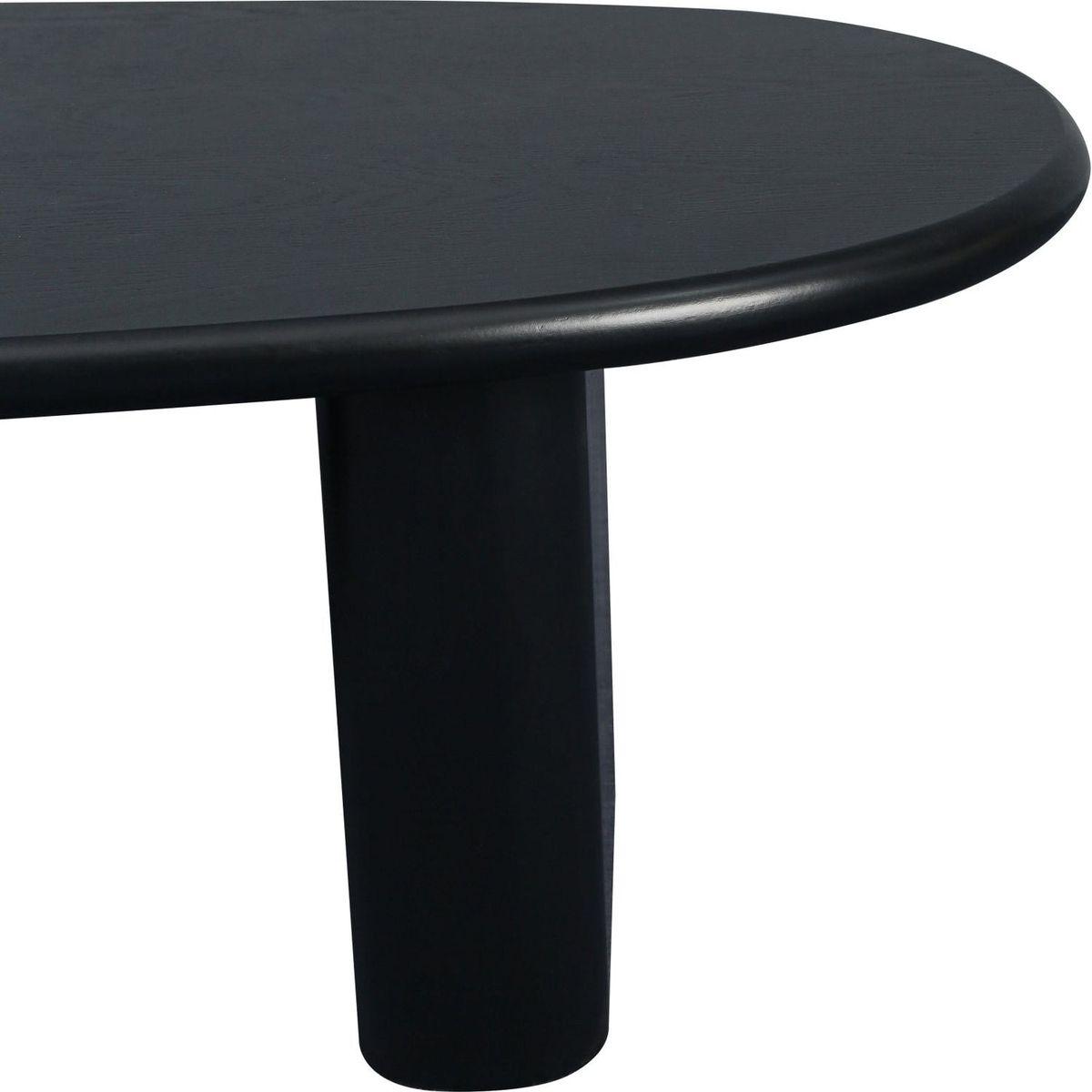 51" Tapered Tabletop Coffee Table (BLACK)