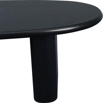 51" Tapered Tabletop Coffee Table (BLACK)