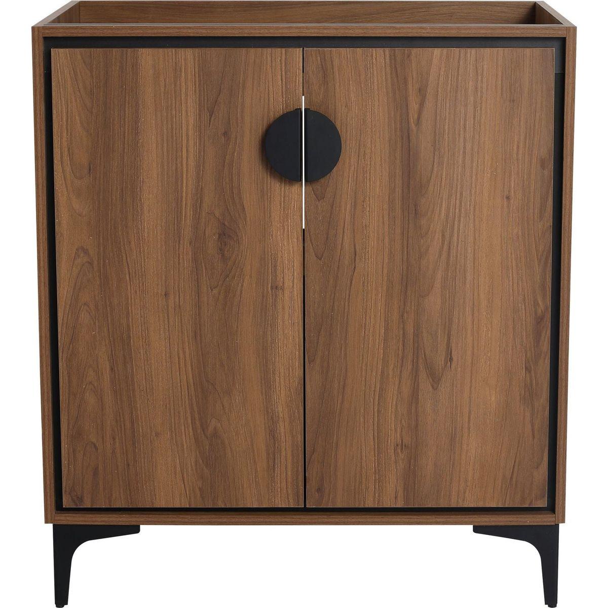 30 "Bathroom Vanity, 2 doors, Bathroom Cabinet Vanity Freestanding Cabinet Engineering wood Frame(Cabinet Only)