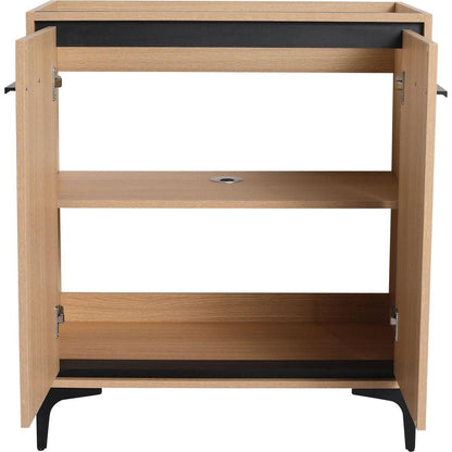 30 Inch Bathroom Vanity Base without basin, Storage Cabinet with Doors, engineering wood