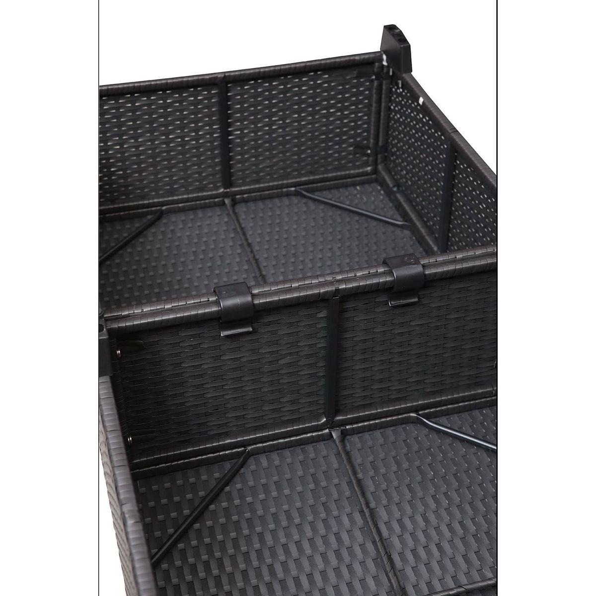 Outdoor Garden Patio Furniture 7-Piece PE Rattan Wicker Cushioned Sofa Sets and Coffee Table, patio furniture set;outdoor couch;outdoor couch patio furniture;outdoor sofa;patio couch