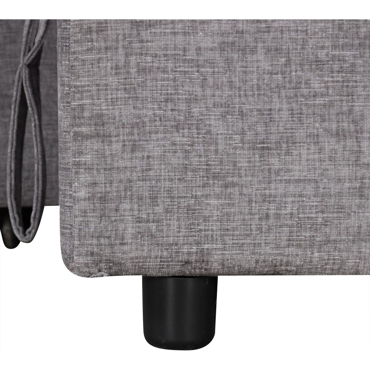 L-shaped Padded Modular Sofa with Storage Space, USB Ports, and Cup Holders on the Armrests, Suitable for Living Rooms, Offices, and Apartments.