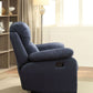 Parklon Recliner (Motion) in Blue Microfiber