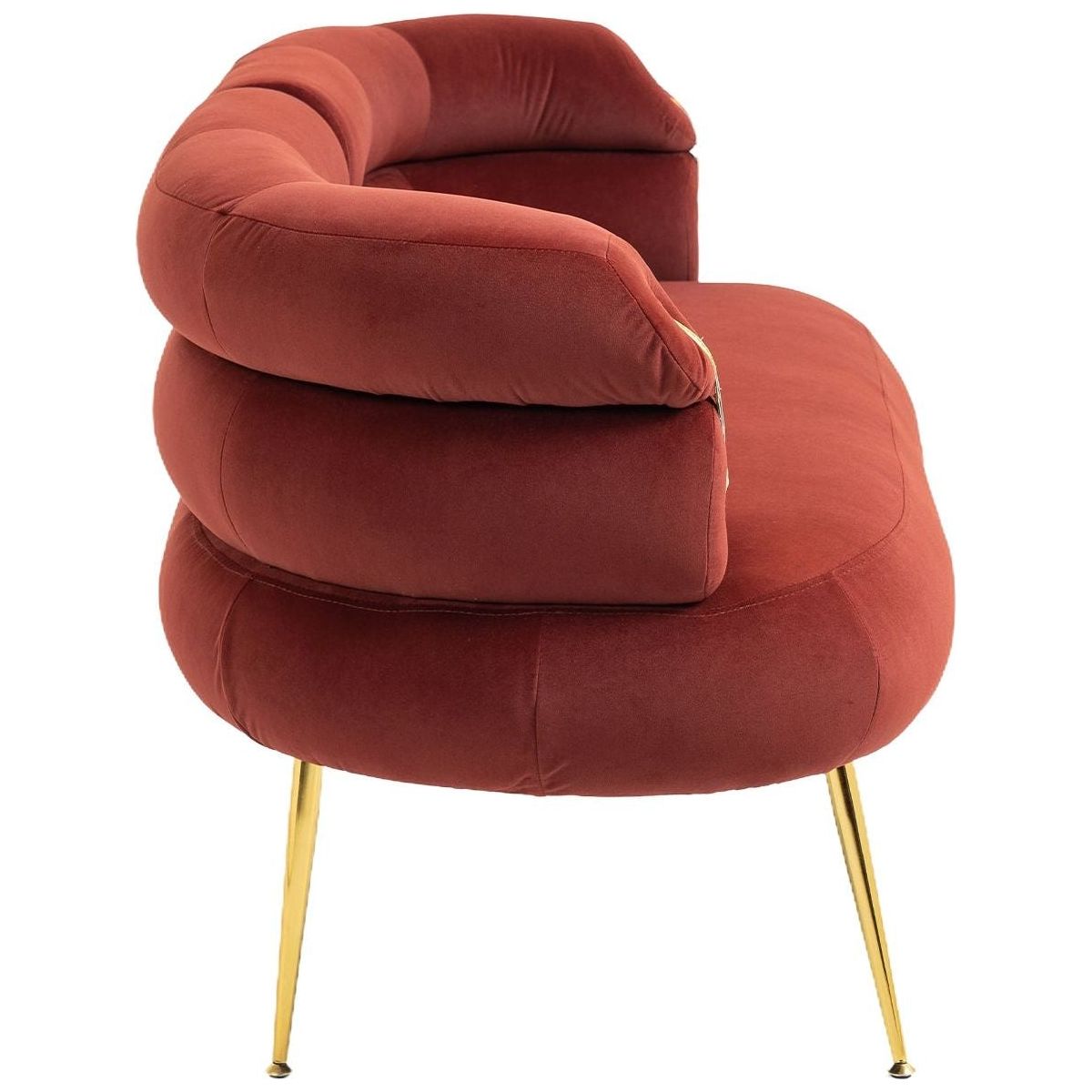 Accent Chair, leisure chair with Golden feet