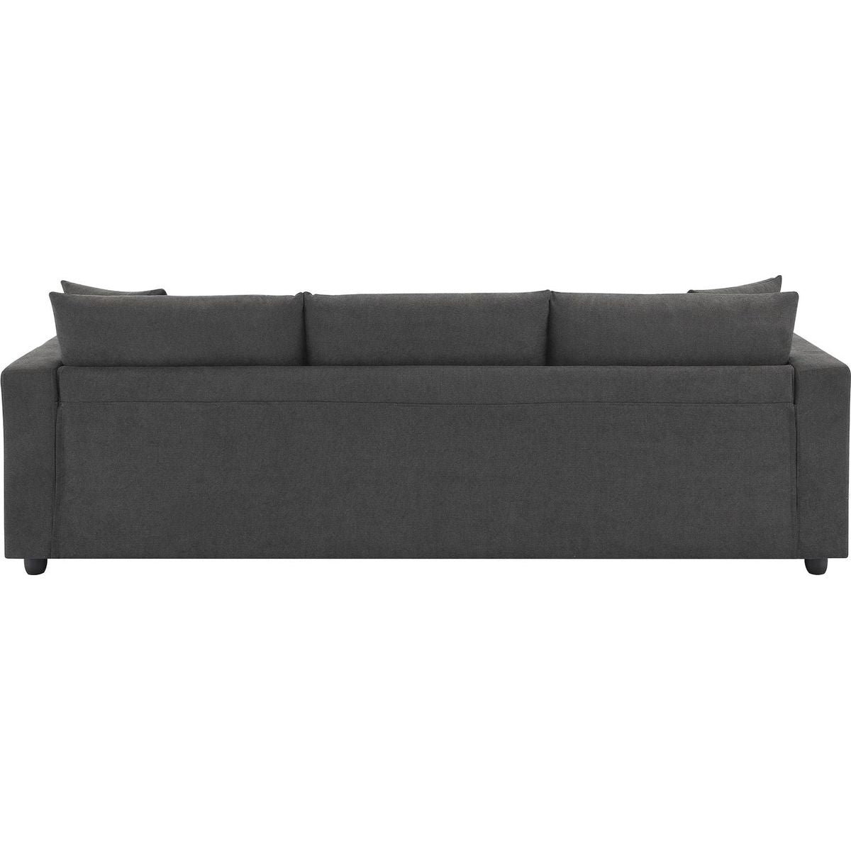 100.4x64.6" Modern Sectional Sofa,L-shaped Couch Set with 2 Free pillows,4-seat Polyester Fabric Couch Set with Convertible Ottoman for Living Room, Apartment, Office,4 Colors