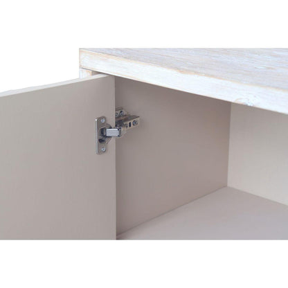 Accent Cabinet Farmhouse Style 3 Door Wooden Cabinet Sideboard Buffet Server Cabinet Storage Cabinet, for Living Room, Entryway, Hallway, Office, Kitchen and Dining Room, Natural Wood Wash