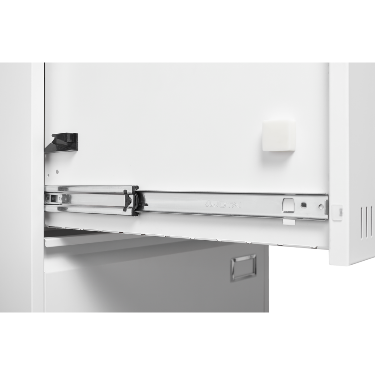 Filing Cabinet Lateral File Cabinet 3 Drawer, White Filing Cabinets with Lock, Locking Metal File Cabinets Three Drawer Office Cabinet for Legal/Letter/A4/F4 Home Offic