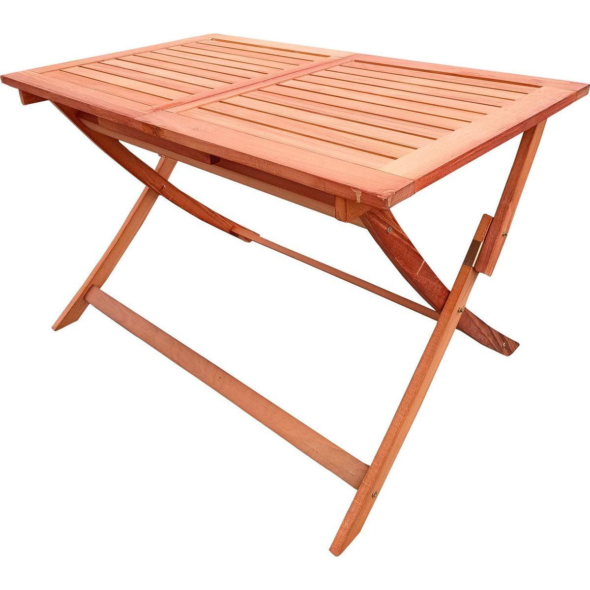 Foldable Patio Dining Set, 4 Folding Chairs & 1 Dining Table, Indoor and outdoor universal,Teak