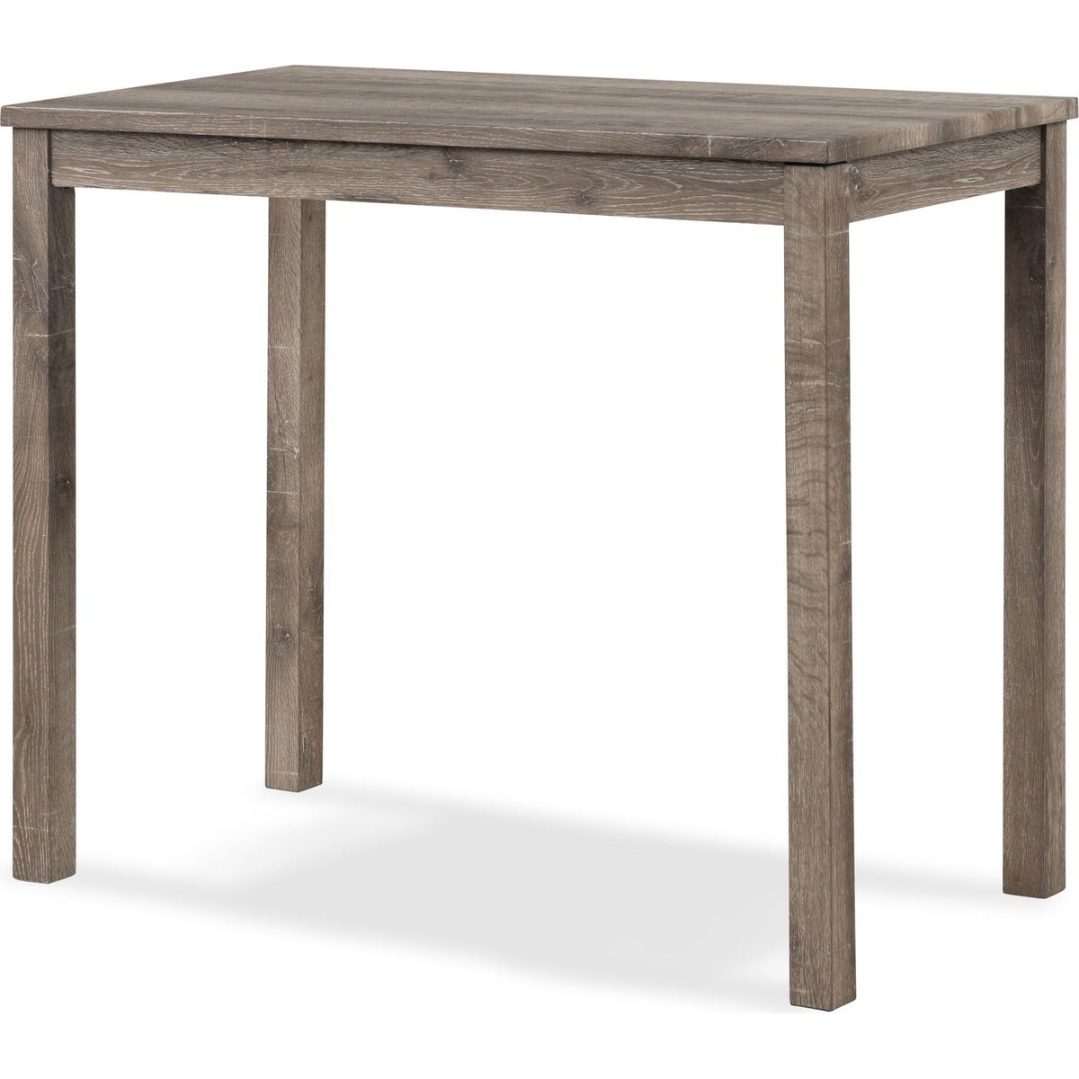 Sora Wood 3-Piece Counter Height Dining Set, Taupe