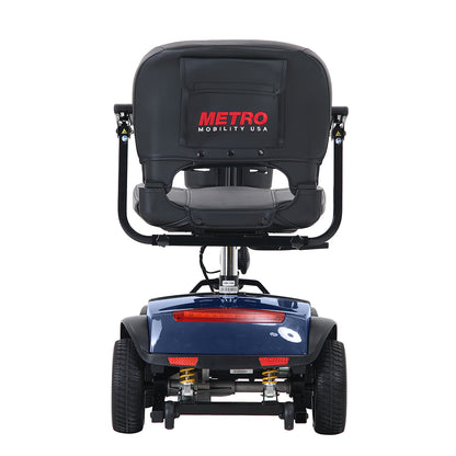 Four wheels Compact Travel Mobility Scooter with 300W Motor for Adult-300lbs, BLUE