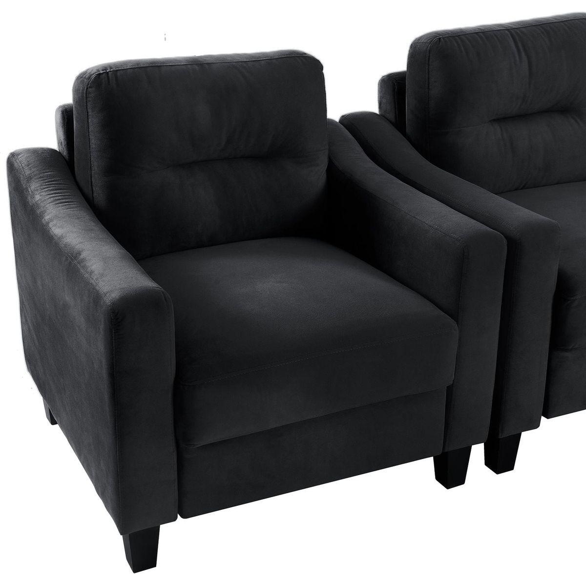 Couch Comfortable Sectional Couches and Sofas for Living Room Bedroom Office Small Space