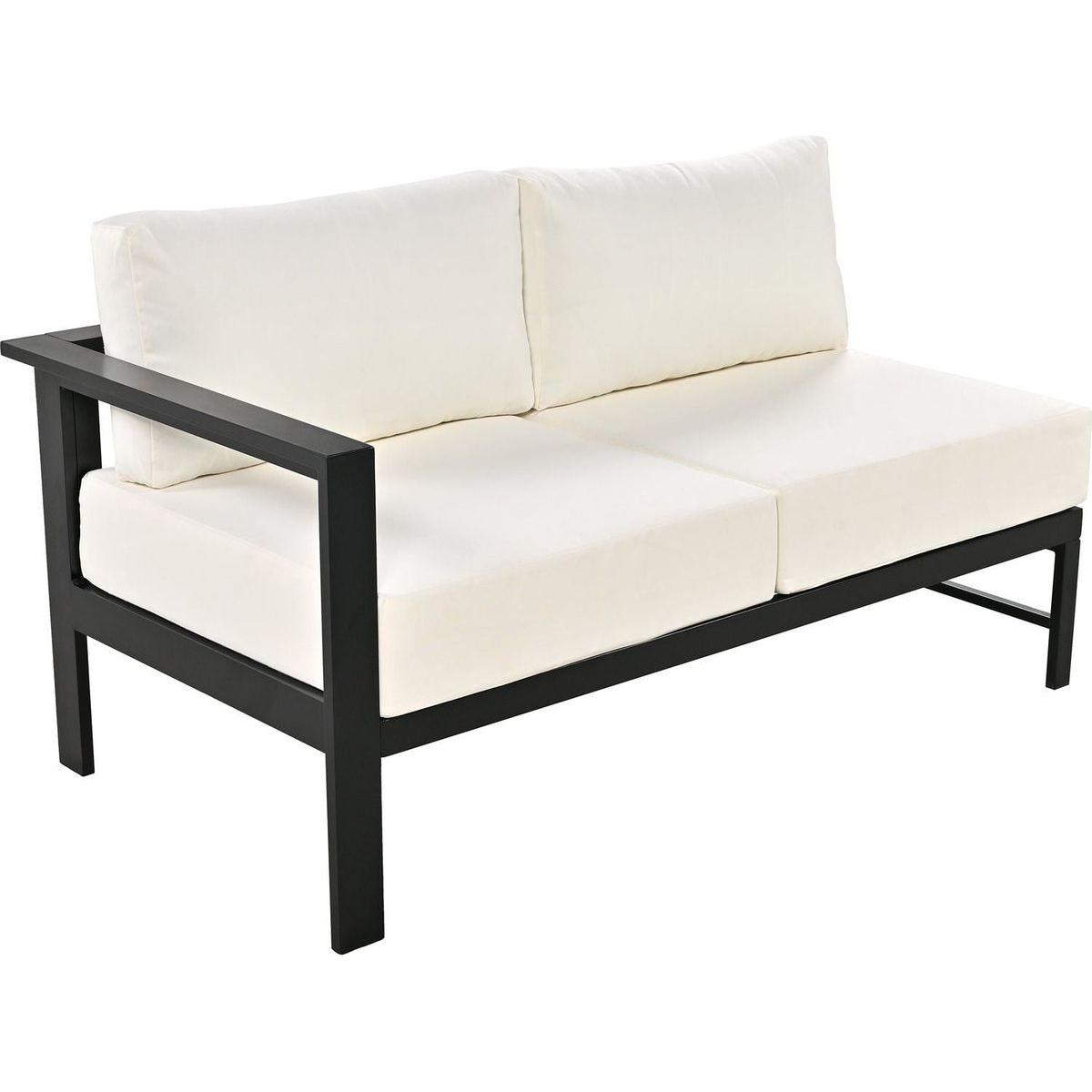 U-shaped multi-person outdoor sofa set, suitable for gardens, backyards, and balconies.