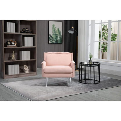 Accent Chair, Living Room Chair / leisure single sofa with acrylic feet