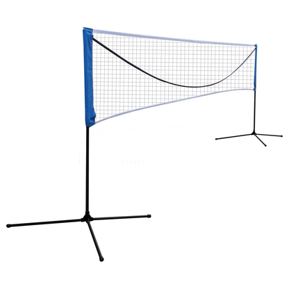 Portable Large Volleyball Badminton Tennis Net with Carrying Bag Stand/Frame 14FT