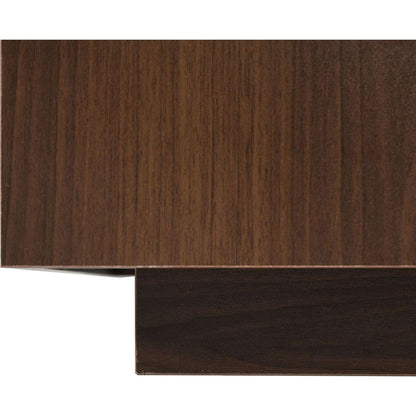 Multi-functional Square 360Rotating Coffee Table with 2 Drawers, High Gloss 2-Tier Center Table with Swivel Tabletop and Storage, Walnut Table Frame Side Table for Living Room, Black