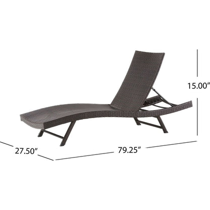 KAUAI PE WICKER CHAISE