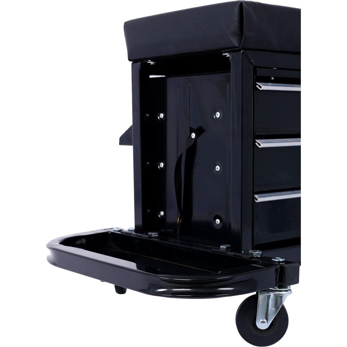 Pound Capacity Garage Glider Rolling Tool Chest Seat