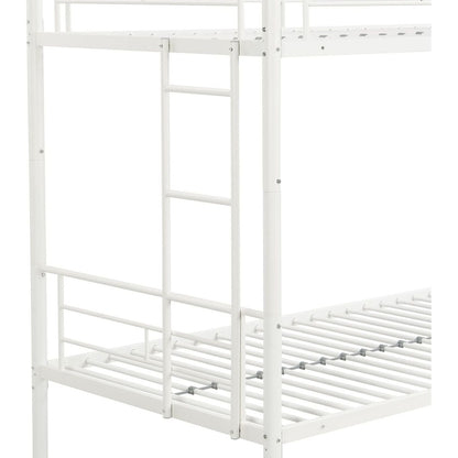 METAL BUNK BED WHITE