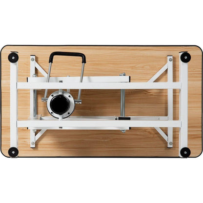 42.5INCH HYDRAULIC PET GROOMING TABLE WITH "H" ARM PINK