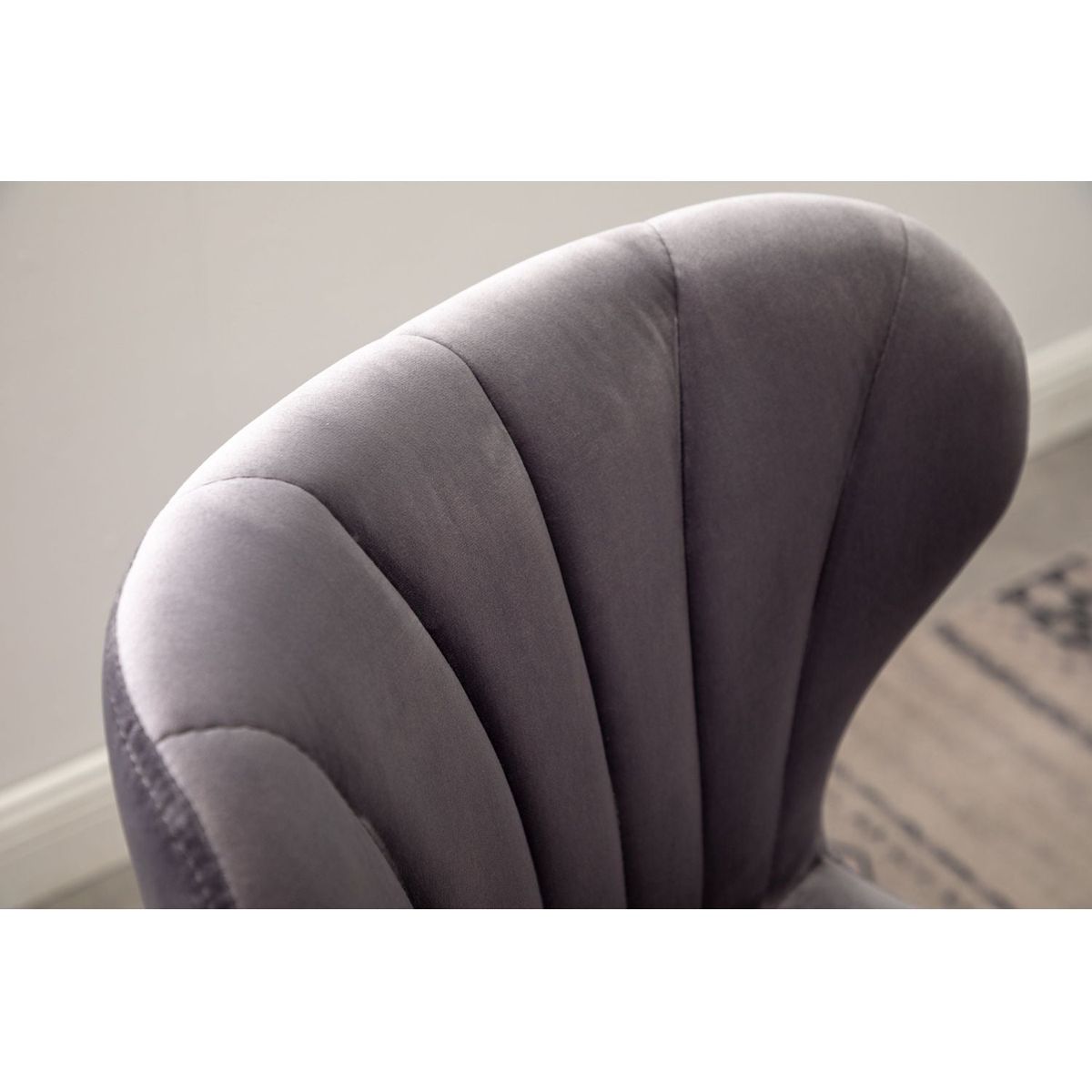 Ellston Upholstered Adjustable Swivel Barstools in Gray, Set of 2