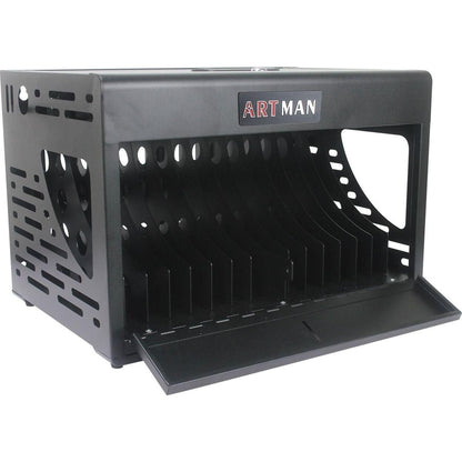 16 Bay Charging Cabinet for Laptop,Chromebook, Locking Charging Station-BLACK