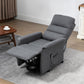 Electric Power Lift Recliner Chair for Elderly, Fabric Lift Chair with Remote Control, Side Pockets for Living Room, Gray