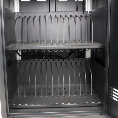 Mobile Charging Cart and Cabinet for Tablets Laptops 35-Device (B30PLUS)