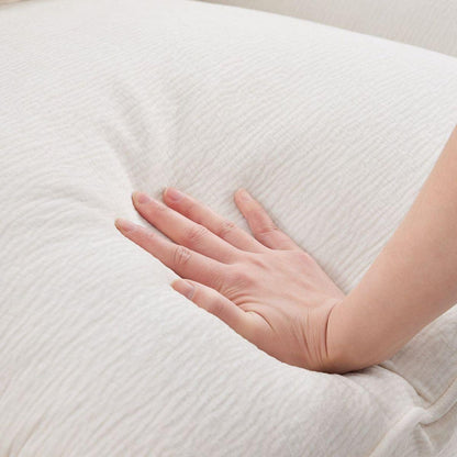 110x84" Modern U Shape Modular Sofa, 7 Seat Chenille Sectional Couch Set with 2 Pillows Included, Freely Combinable Indoor Funiture for Living Room, Apartment, Office, 2 Colors