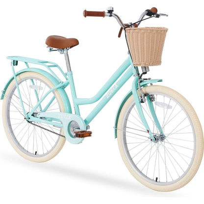 Steel Frame,Multiple Colors, for 10+Years Old Girls Bike,24 inch wheel