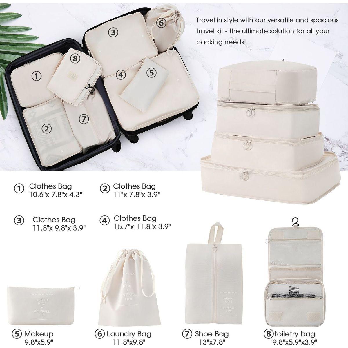 Hardshell Luggage Sets 4 pcs + Bag Spinner Suitcase with TSA Lock Lightweight-16"+20"+24"+28" Luggages