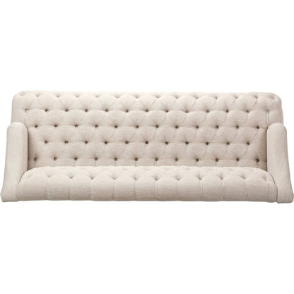 Comfy 3-seat Sofa with Wooden Legs, PU, for Living Room and Study