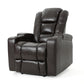 33" Wide Power Standard Recliner Chair with Arm Storage with USB