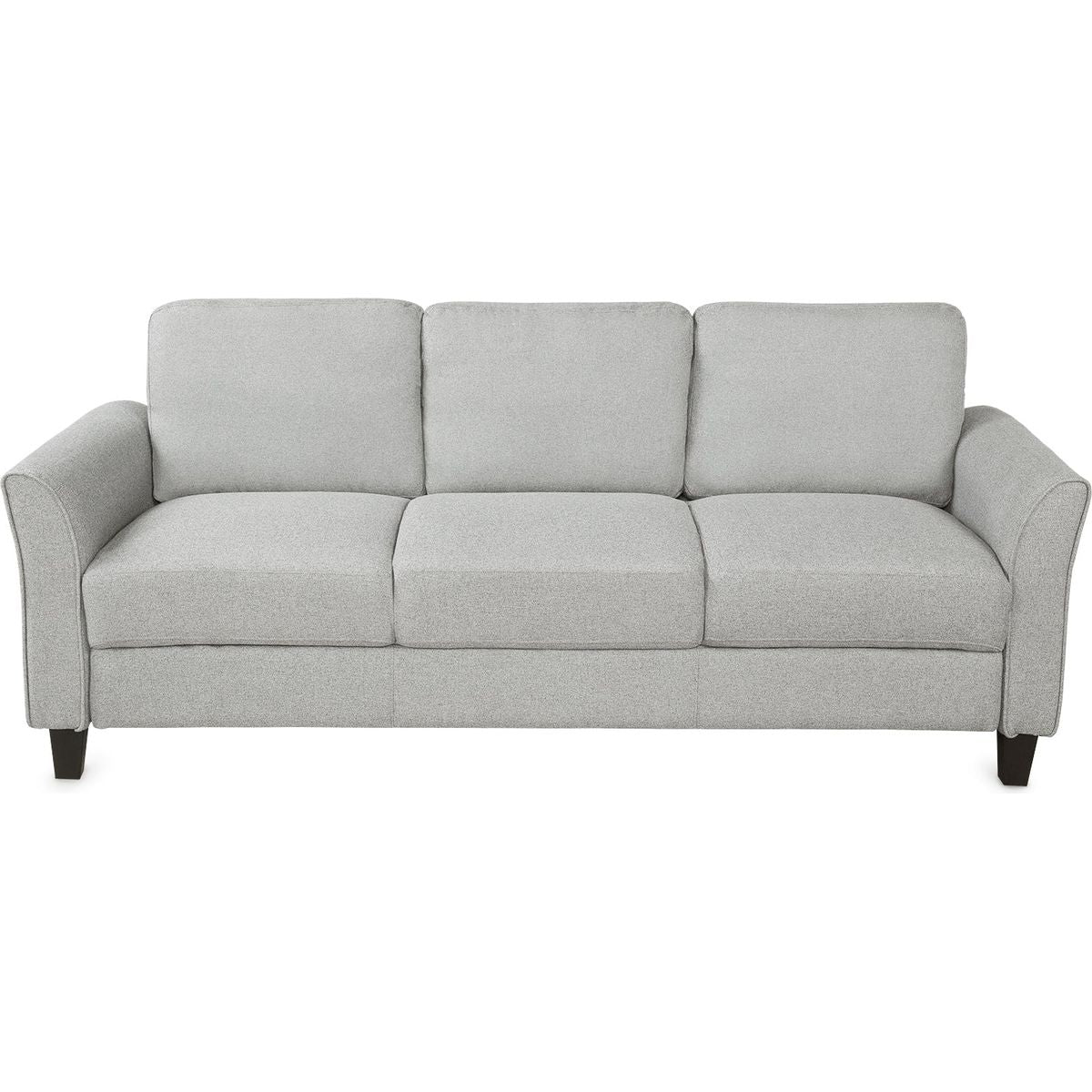 Living Room Furniture chair and 3-seat Sofa (Light Gray)